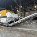 UNTHA XR3000XC Mobil-e Single-Shaft Shredder.