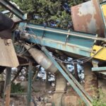 M&K Vibrating Hopper and Trommel with Magnet, Air Knife and Picking Station