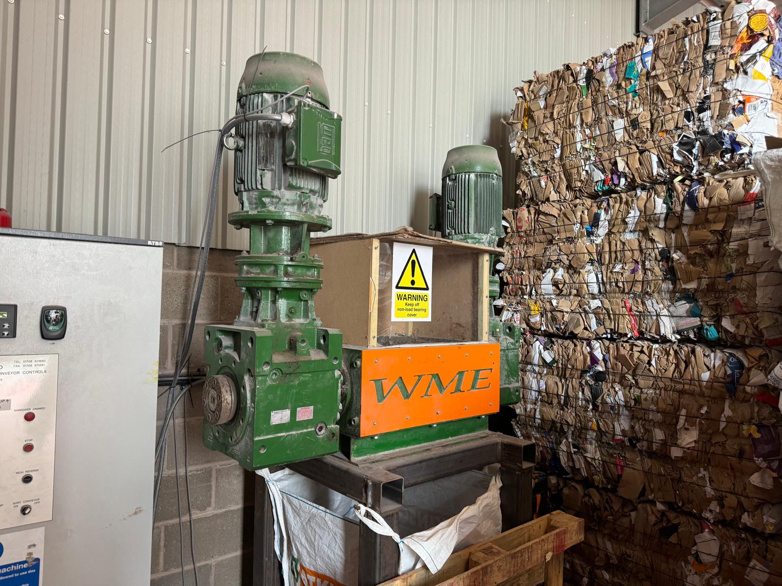 Whitham Mills Engineering – Twin Shaft Shredder