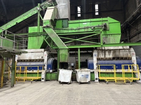 SRF & RDF Waste Materials Processing Plant including 2 x Lindner Komet 2800 HP Shredders. Immediate availability.