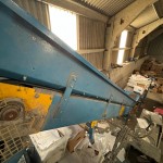 Shred-Tech ST35 E Twin Shaft Shredder & WME Feed Conveyor