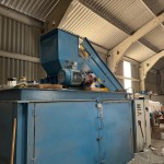Shred-Tech ST35 E Twin Shaft Shredder & WME Feed Conveyor