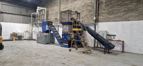 Plastic Processing Plant – Zerma Shredder 2017 and TEK Granulator 2007 with 3PA Conveyor 2023