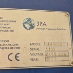 Plastic Processing Plant – Zerma Shredder 2017 and TEK Granulator 2007 with 3PA Conveyor 2023