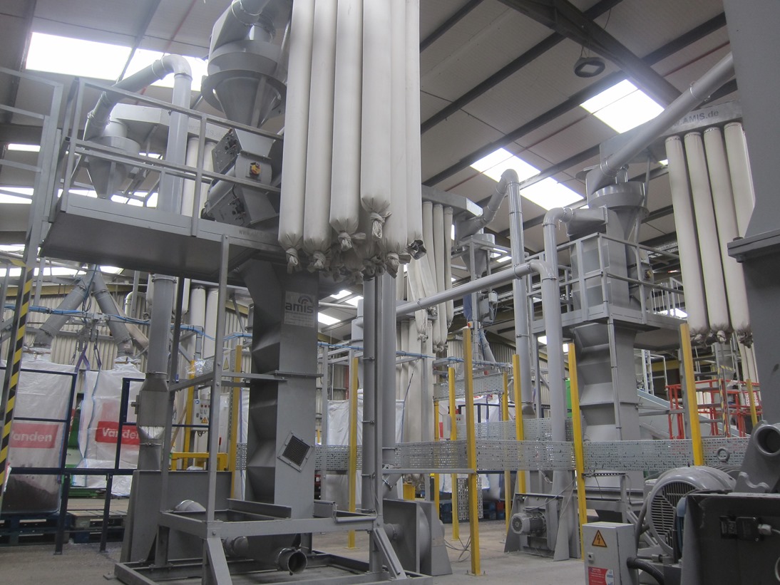 Plastics Shredding & Granulation System (Zerma Granulator & Vecoplan Shredder)