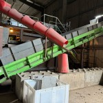 Turmec Incline Conveyor (7.7m x 1.6m No Belt) 