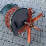 Captains Swivel Chair / Desk and Side Cabinet .