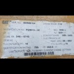 Caterpillar C18 Engine 2012 (Rebuilt 2024) 775hp Caterpillar C18 Engine 2012 (Rebuilt 2024) 775hp