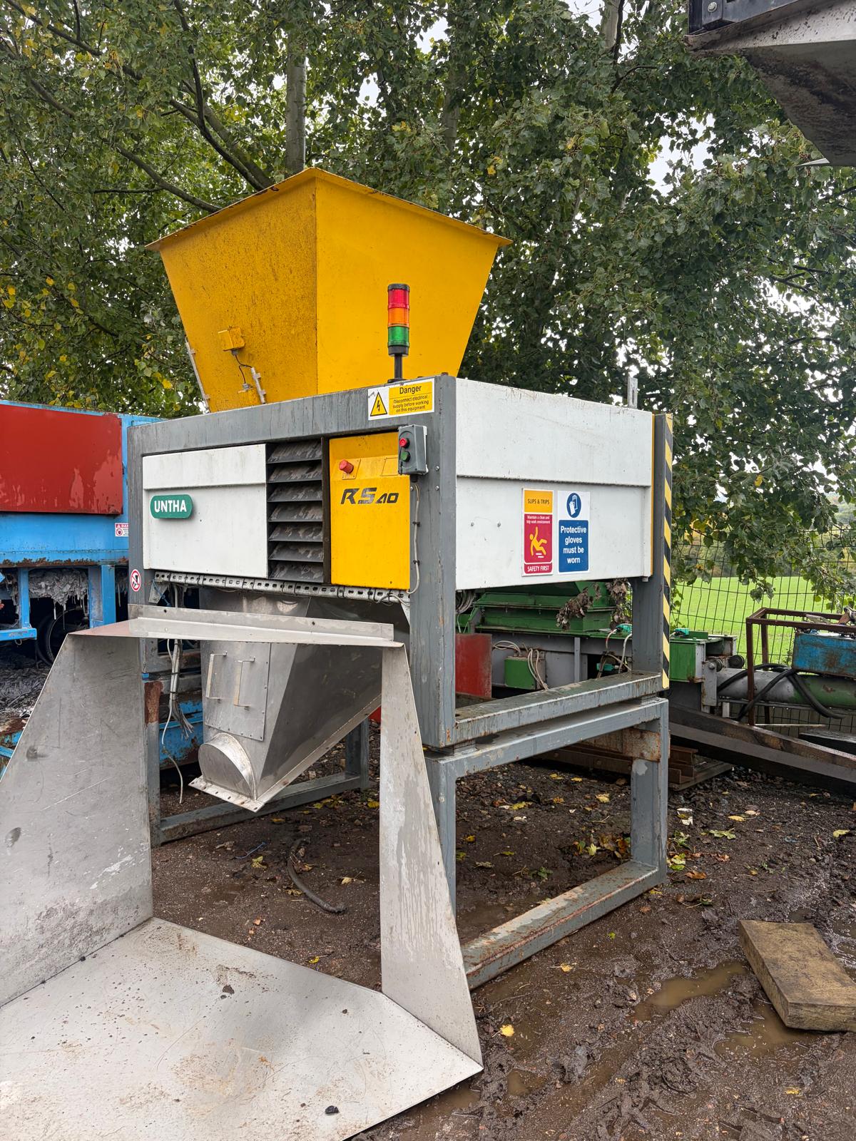 4 Shaft Shredder (Untha RS40) 4 Shaft Shredder (Untha RS40)